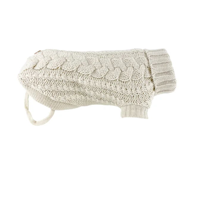 - Pet fence foldable indoorHuskimo Jumper -  French Knit - Ivory (60cm)