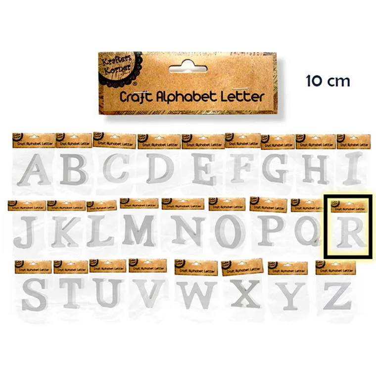 - Summer pet ice matAlphabet Letters, R, 10cm