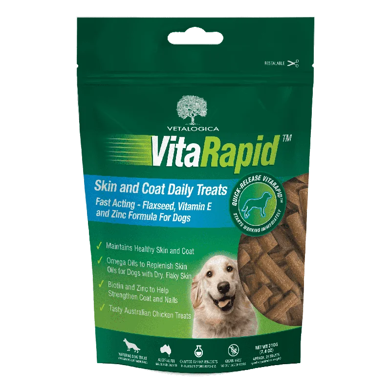 - Winter warm clothes for short-haired dogsVitaRapid® Skin & Coat Daily Treats For Dogs - 210g