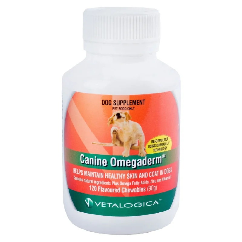 - Pet tear stain cleaning wipesCanine Omegaderm For Dogs 120 chews