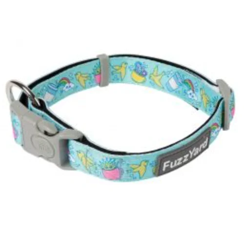 - Winter warm clothes for short-haired dogsFuzzyard Dog Collar - Wakey Wakey - Medium