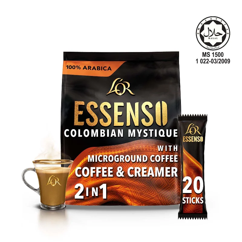 Pet ProductsLor Essenso Microground 2 in 1 Colombian Mystique Coffee 16g x 20