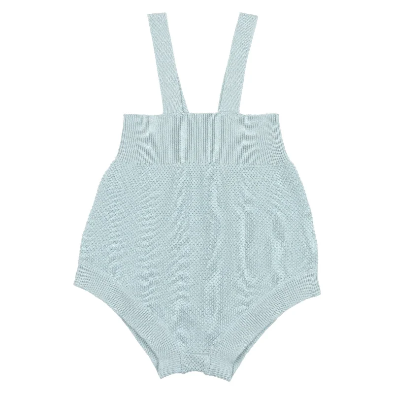 - Winter dog thick down jacketCoco Blanc Pale Blue Knit Romper