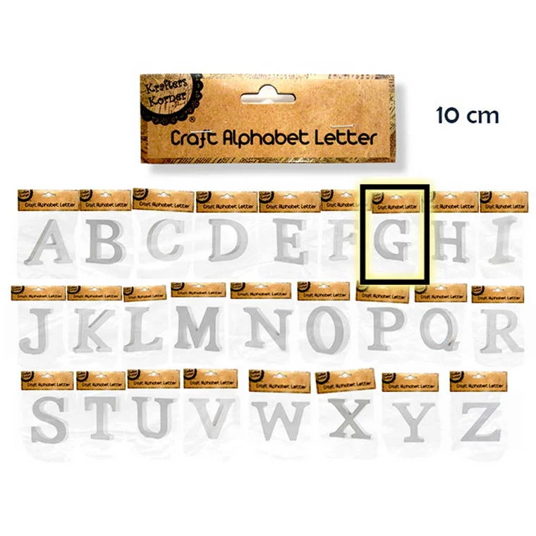 - Degradable pet feces bagAlphabet Letters, G, 10cm