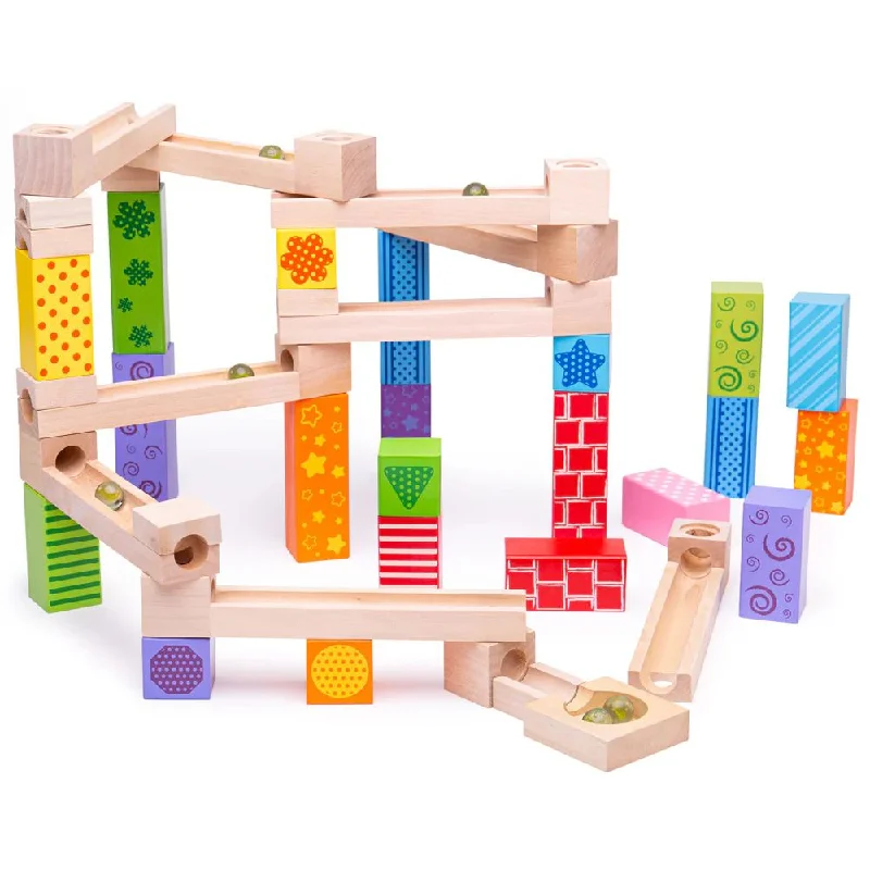 - Pet monitor with cameraBigjigs 47 Piece Wooden Marble Run