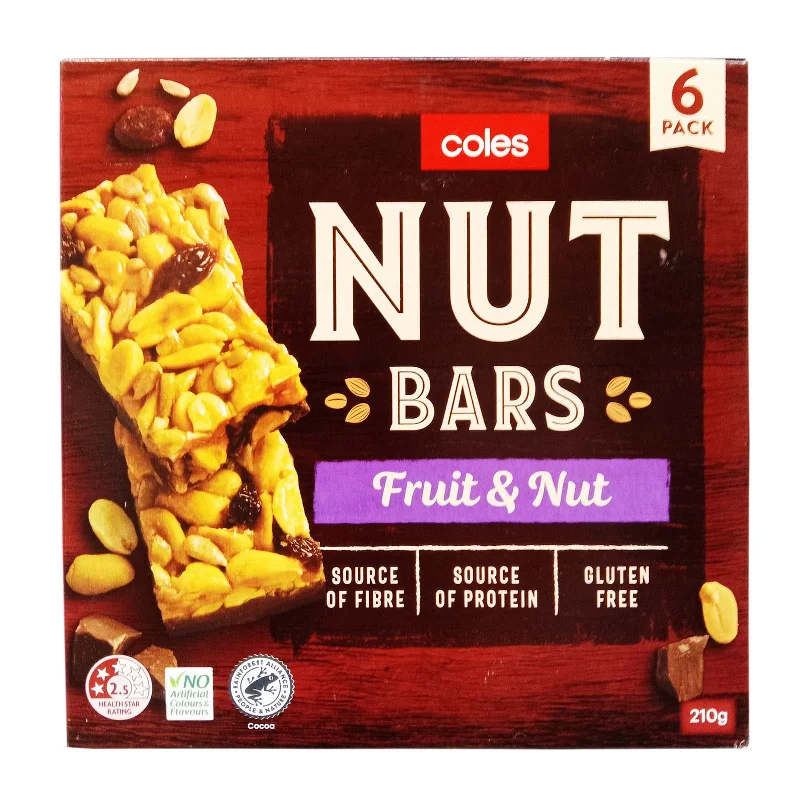 - Winter warm clothes for short-haired dogsColes 6 Nut Bars Fruit and Nut Cereal Bar 210g