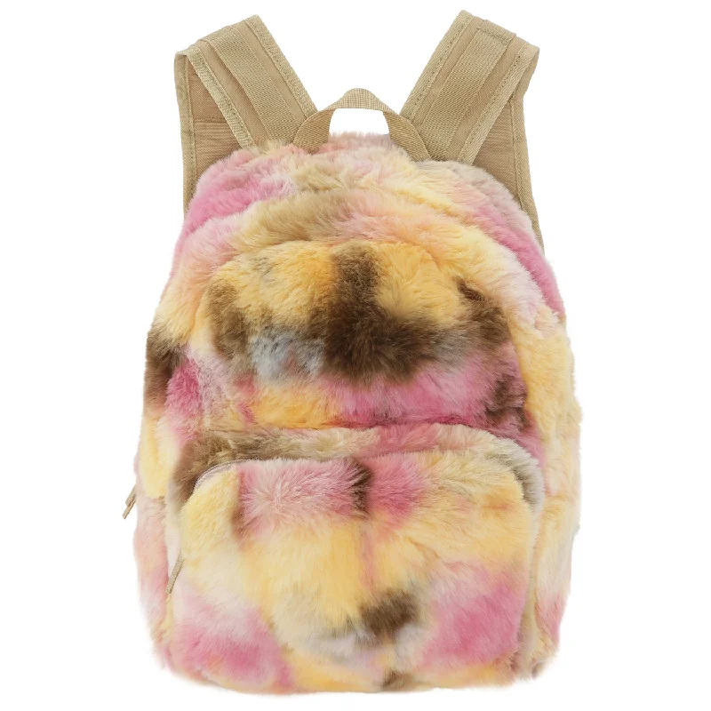 - Automatic temperature adjustment cat bedMolo Pinkish Dye Furry Backpack Backpack