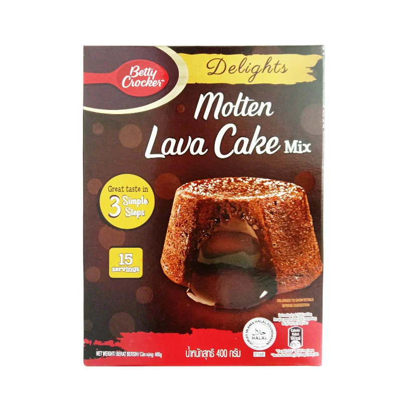 ---Betty Crocker Molten Lava Cake Mix 400g