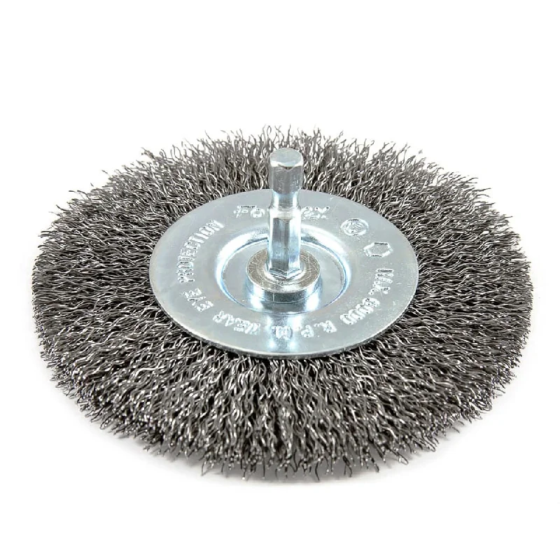 - Deodorizing cat litter tofu litterWire Wheel, Crimped, 4 in x .012 in x 1/4 in Hex Shank