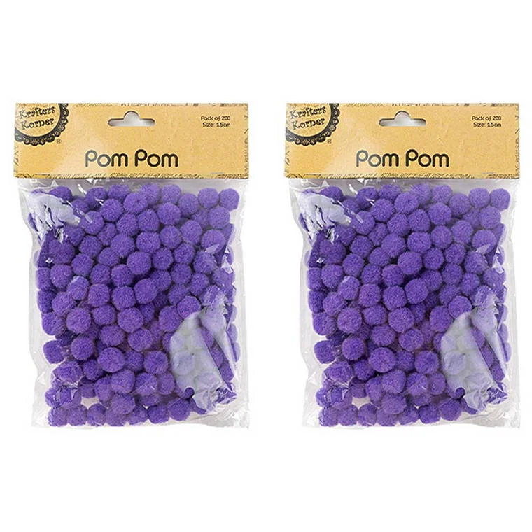 - Pet tear stain cleaning wipesPom Pom, Purple, 200pk, 1.5cm