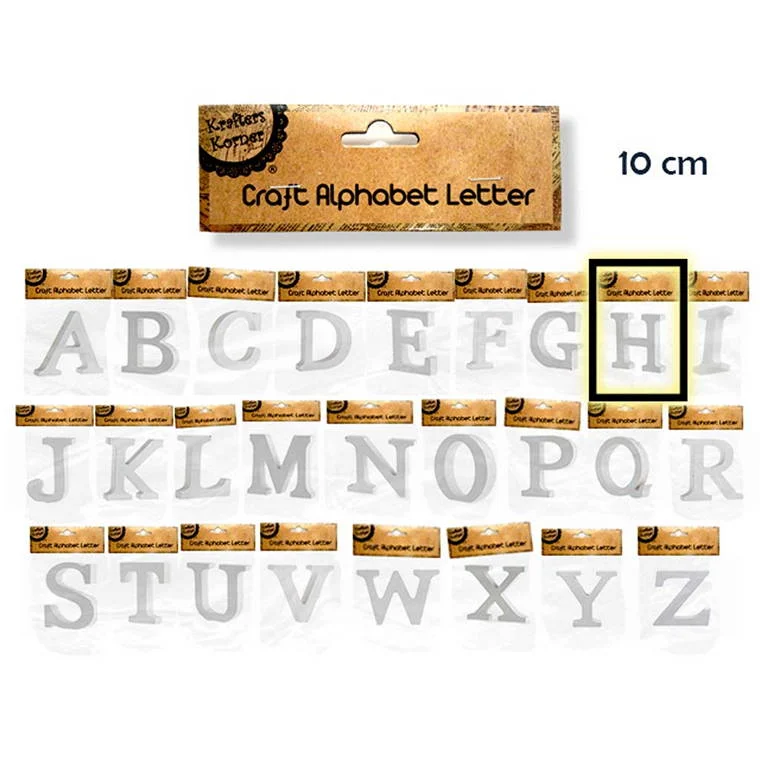 Pet ProductsAlphabet Letters, H, 10cm