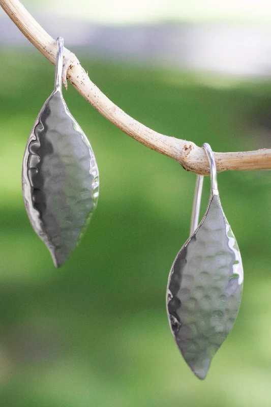 - Summer pet ice matDewy Leaves Taxco Silver Jewelry Handcrafted Earrings