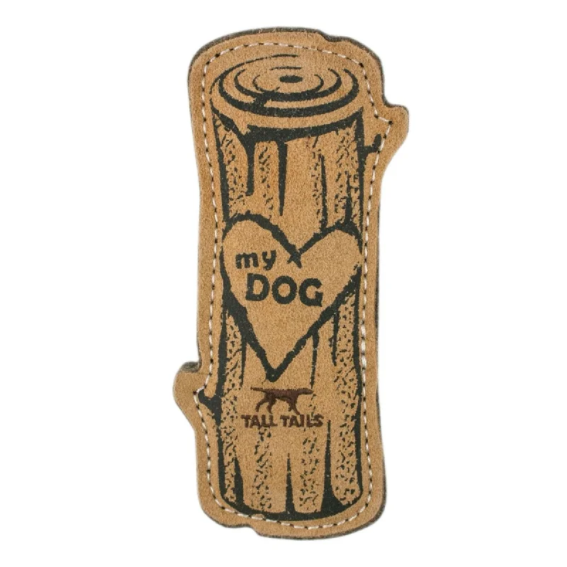 - Outdoor dog toy selectionTall Tails 9-in Leather and Wool "Love My Dog"