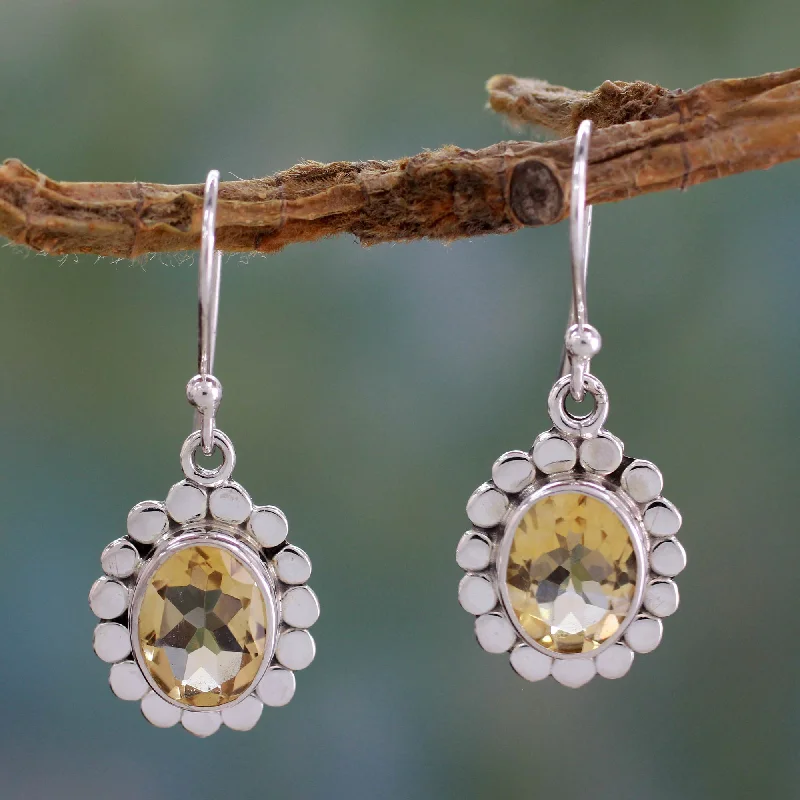 - Postoperative pet anti-licking Elizabethan collarRadiant Petals Citrine Dangle Earrings