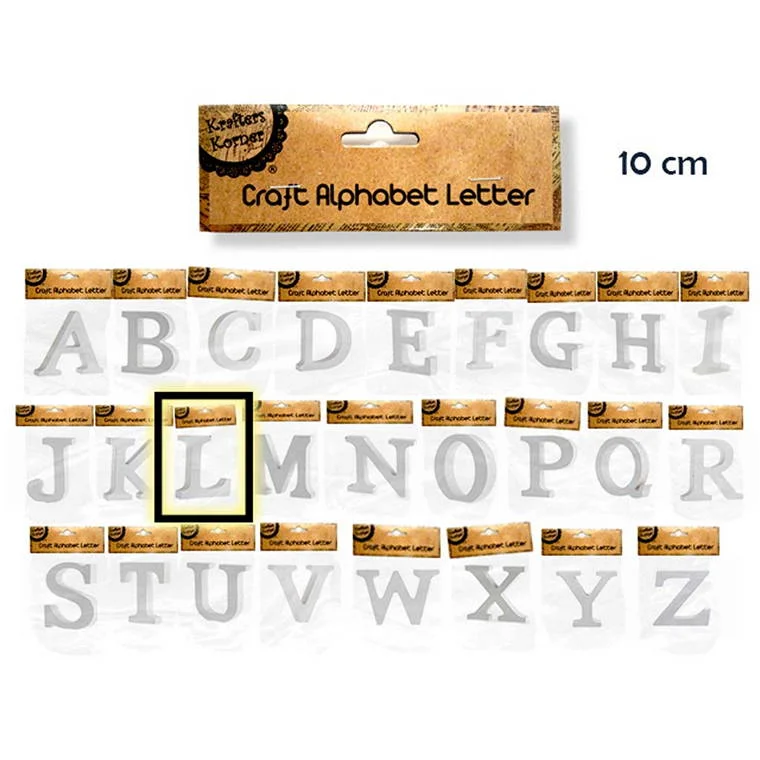 - Pet monitor with cameraAlphabet Letters, L, 10cm