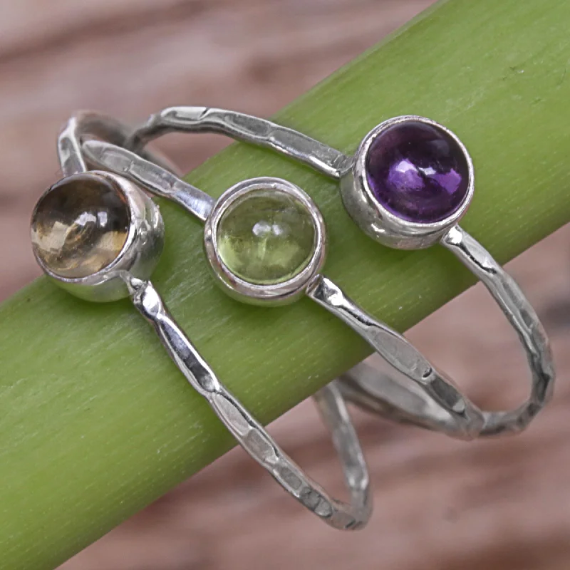 - Pet water dispenser UV sterilization versionMagical Trio Amethyst Peridot and Citrine Multigemstone Ring