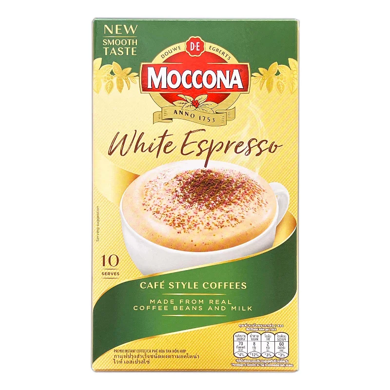 - Pet tear stain cleaning wipesMOCCONA WHITE ESPRESSO 16GX10S