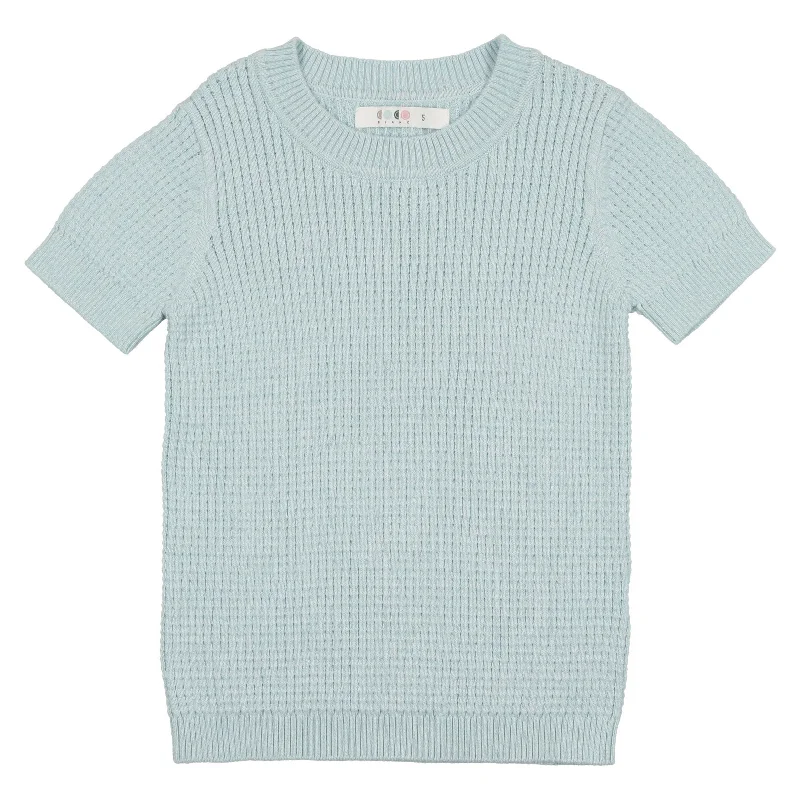  -Anti-scratch scratching board AND cat bed in oneCoco Blanc Blue Boys Crew Knit Sweater