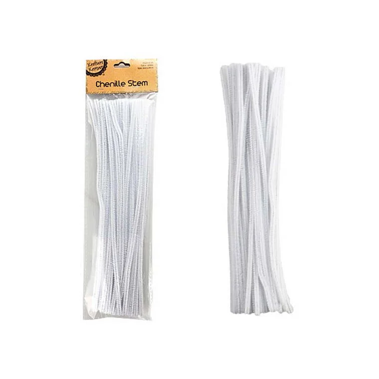 - Pet tear stain cleaning wipesChenille Stems, White, 50pk