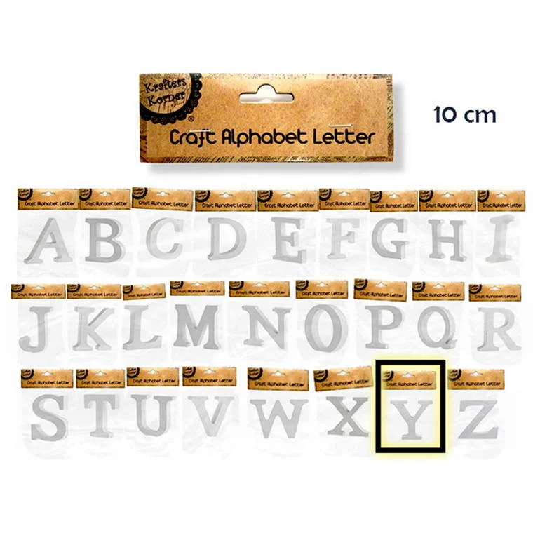 ---Alphabet Letters, Y, 10cm