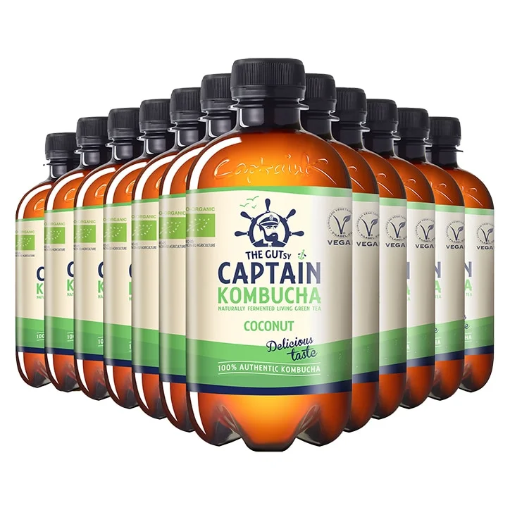 - Pet tear stain cleaning wipesThe GUTsy Captain Kombucha Coconut Bio-Organic 12 x 400ml