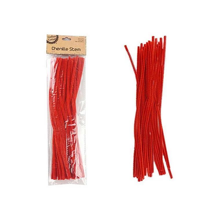 - Remote interactive pet feederChenille Stems, Red, 50pk