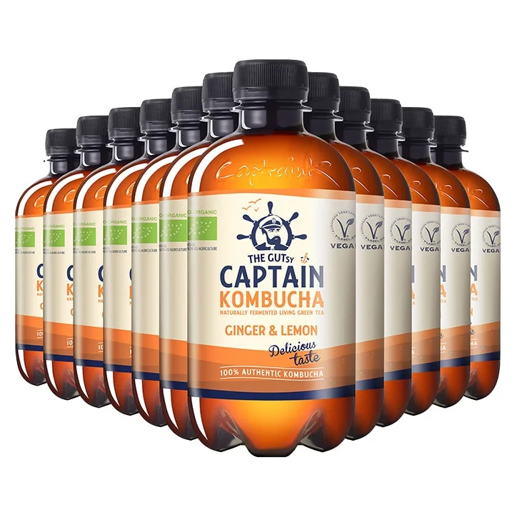  -Anti-scratch sofa protective coverThe GUTsy Captain Kombucha Ginger Lemon Bio-Organic 12 x 400ml