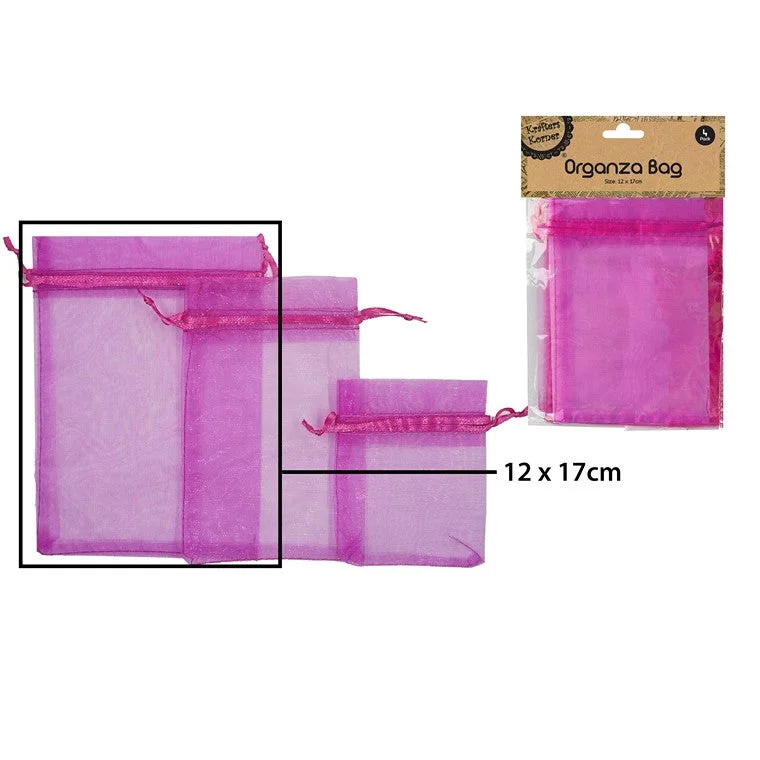 - Cat stress soothing sprayOrganza Bag, Hot Pink, 4pk