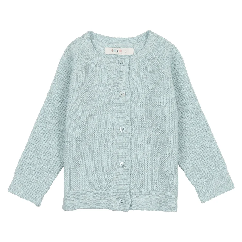 - Parrot climbing and standing wooden frameCoco Blanc Pale Blue Knit Cardigan