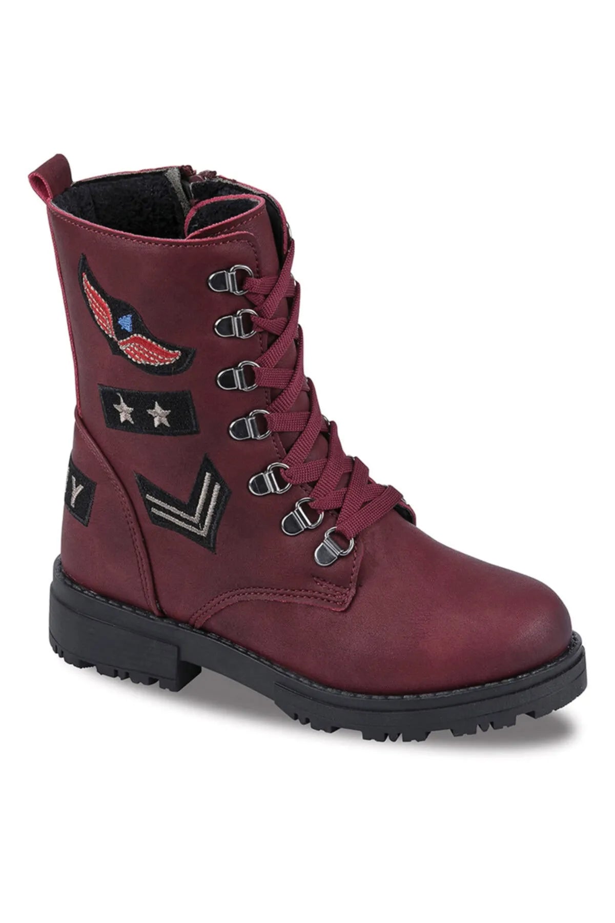 - ​​Pet toys under    yuanJump Girl's Burgundy Boots