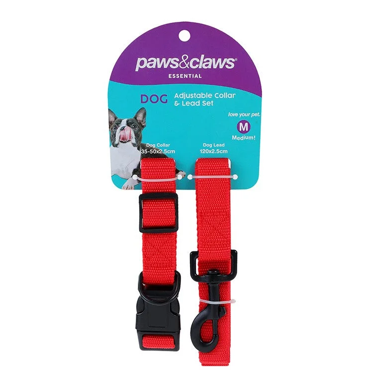 - Cat nail clippers with LED lightsEssentials Dog Collar & Lead Set, Medium, 2 Asstd Colours