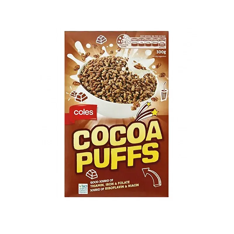 - Winter dog thick down jacketColes Breakfast Cereal Cocoa Puffs 300g