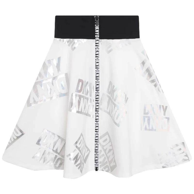 - Teething and chewing toys for puppiesDKNY White Long Logo Skirt