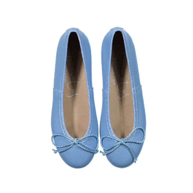 - Postoperative pet anti-licking Elizabethan collarPapanatas Sky Blue Leather Ballet Flats