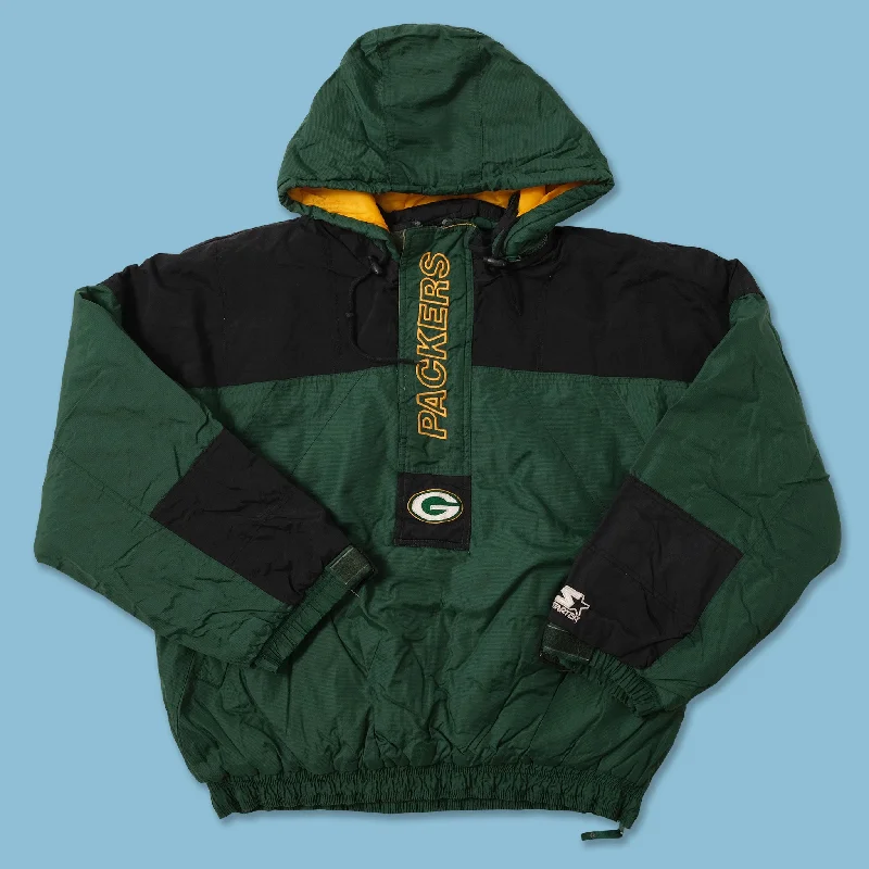 - Remote interactive pet feederVintage Starter Greenbay Packers Anorak XLarge