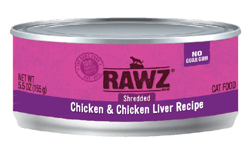    - Kitten food  RAWZ - 96% Shredded Chicken & Chicken Liver Recipe (Wet Cat Food)