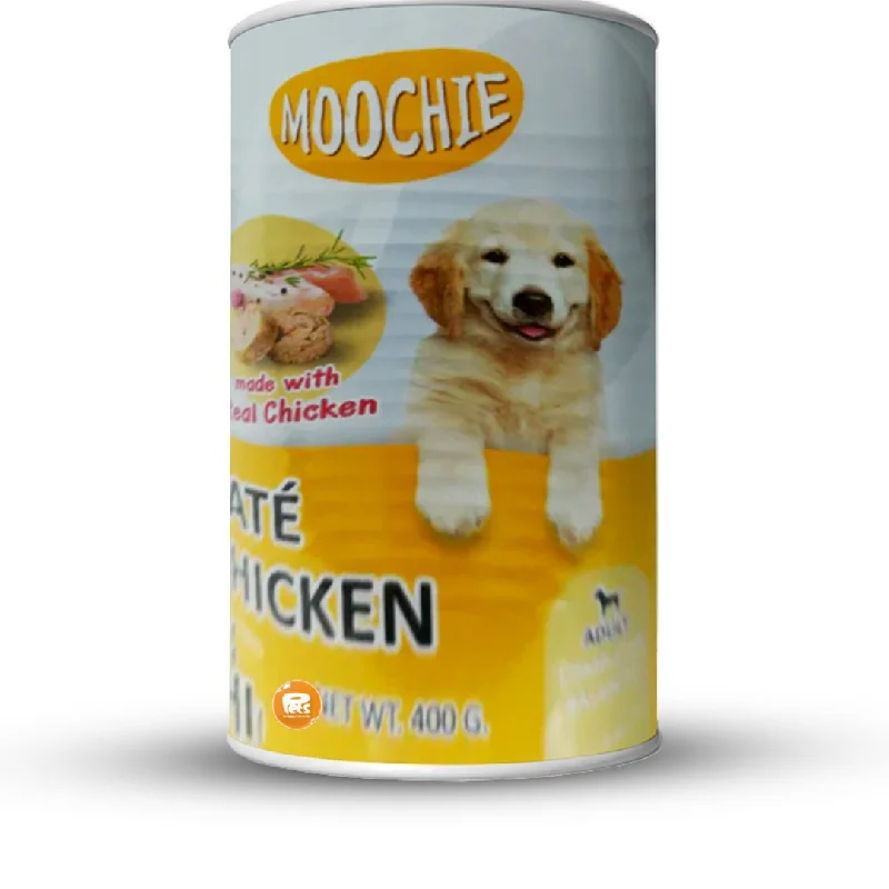 - Dog food discountsDOG FOOD MOOCHIE PATE CHICKEN 400g