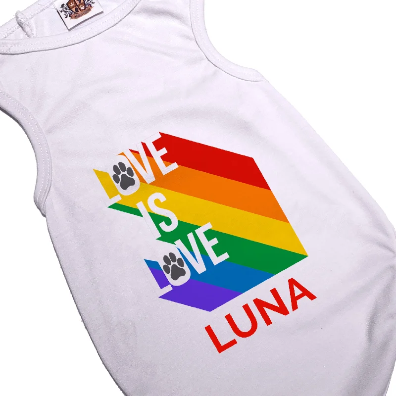 Love is Love Dog Tee