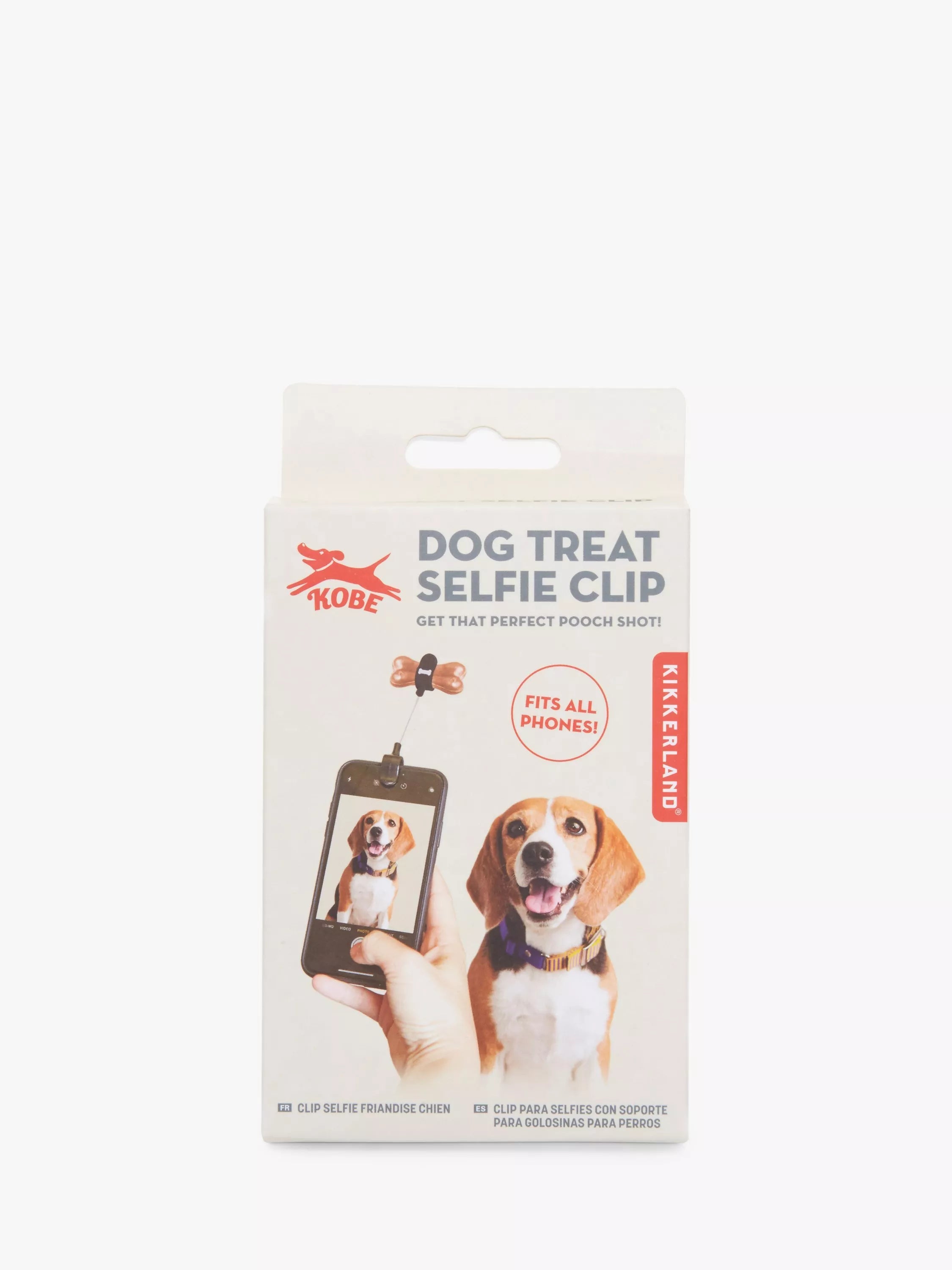  -Cost-effective dog foodKikkerland Kobe Dog Treat Selfie Clip