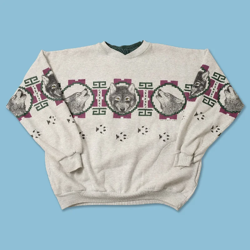 - Organic cotton dog bibsVintage Wolves Sweater Large