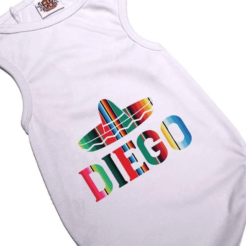 Personalized Serape Cinco De Mayo Dog Tee