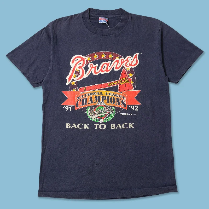 - ​​Christmas pet Christmas clothing1992 Atlanta Braves T-Shirt Medium