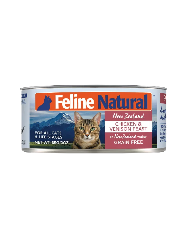  . **Functional Cat Food**  Feline Natural - Chicken & Venison (Wet Cat Food)