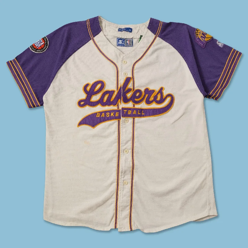 Pet ProductsVintage Starter Los Angeles Lakers Baseball Jersey XLarge