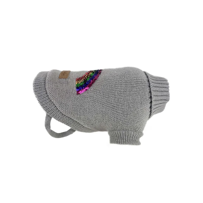  -Anti-scratch sofa protective coverHuskimo Rainbow Grey Jumper