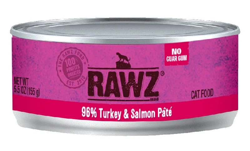  . **Brand-Related**  RAWZ - 96% Turkey & Salmon Pate (Wet Cat Food)