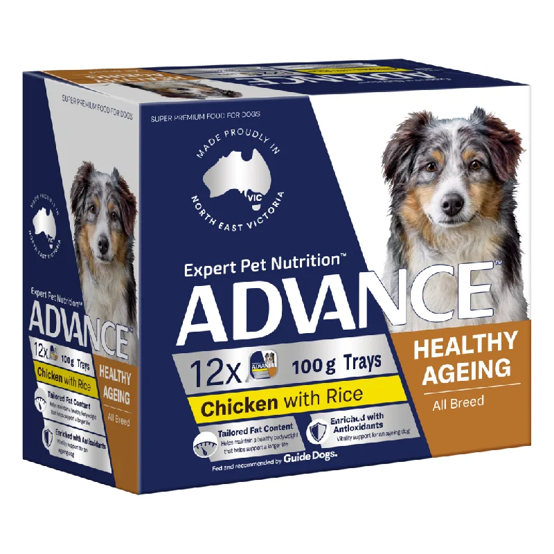 - Tear stain dog foodAdvance Dog Food Tray Adult Healthy Ageing Chicken & Rice 12x100g