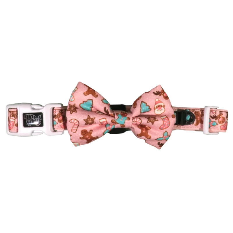 - Winter warm clothes for short-haired dogsBig & Little Dogs Dog Collar & Bow Tie - Christmas Cookies