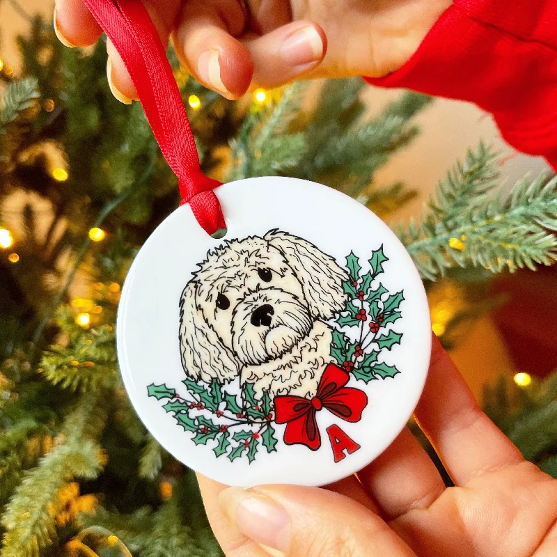  . **Dog toy sound ball**Personalised Dog Lover Christmas Tree Decoration