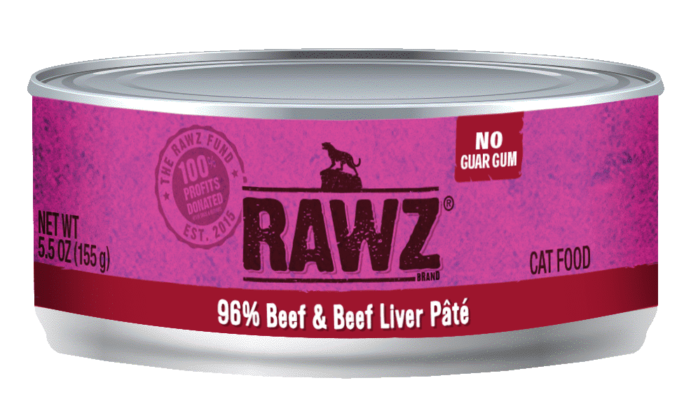    - How is Bricky cat food?  RAWZ - 96% Beef & Beef Liver Pate (Wet Cat Food)